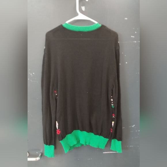 •Home Alone Ugly Christmas Sweater ya filthy animal Long Sleeve no size tag - Picture 3 of 12